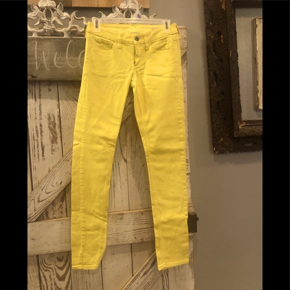 Arizona yellow skinny jeans - Picture 1 of 3